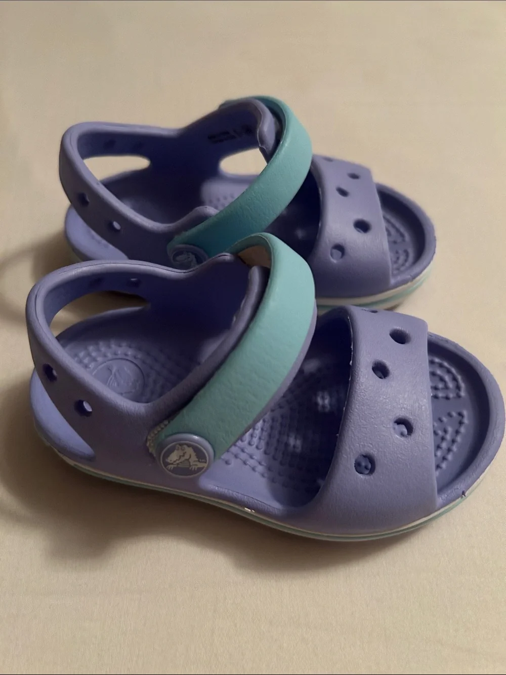 Kids Crocs Lavender & Mint